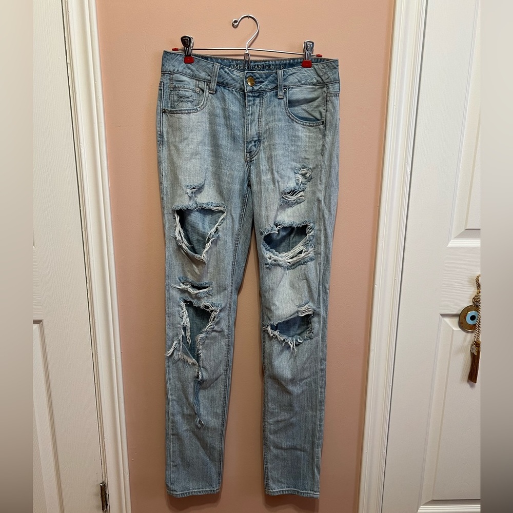 American Eagle ripped jeans X-LONG